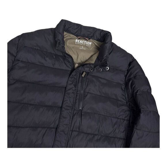 KENNETH COLE REACTION Insulated Winter Puffer Parka Designer Jacket Mens Large - Picture 5 of 6